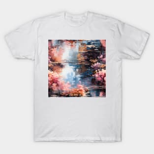 Monet Style Water Lilies 16 T-Shirt